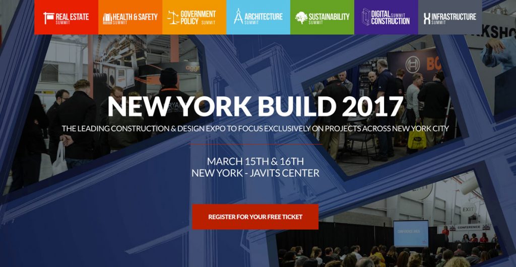 NYBuild Expo - Click to register for free
