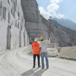 Inspection of rock slope stability in marble quarries by using images from drone. Photo: Riccardo Salvini via Wikimedia Commons